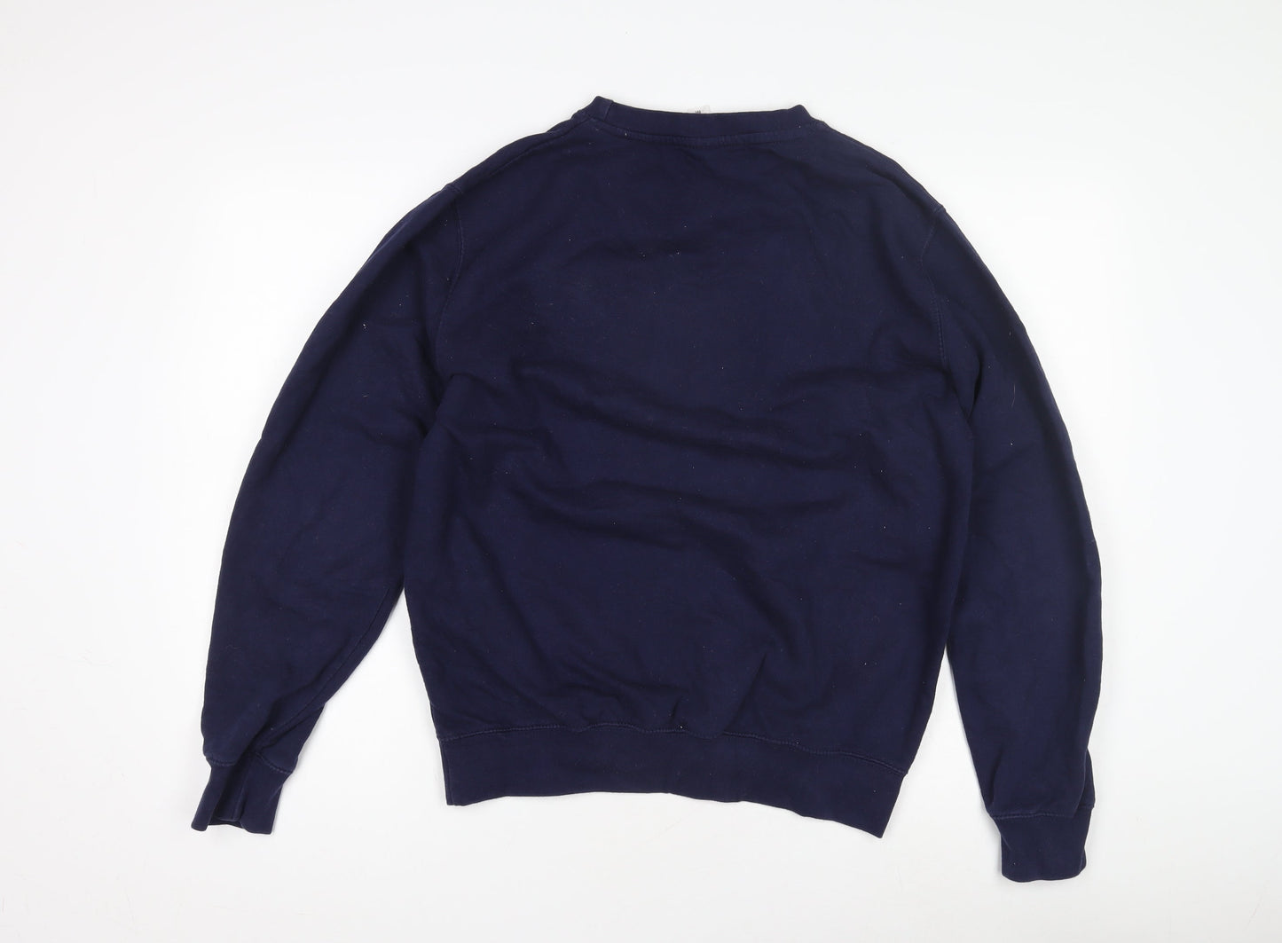 Just Hoods Men's Blue M Christmas Graphic Sweatshirt