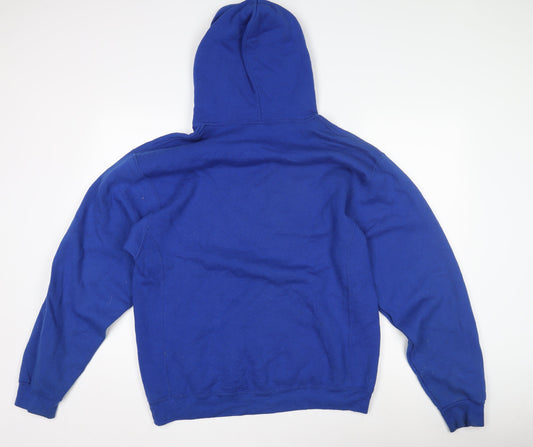 Russell Athletic Men's Blue Pullover Hoodie L