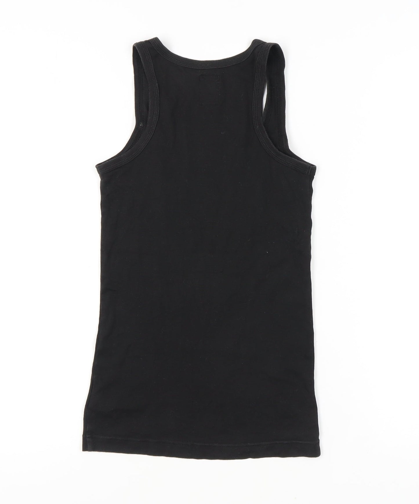 Diesel Women's Black Cotton Tank Top S