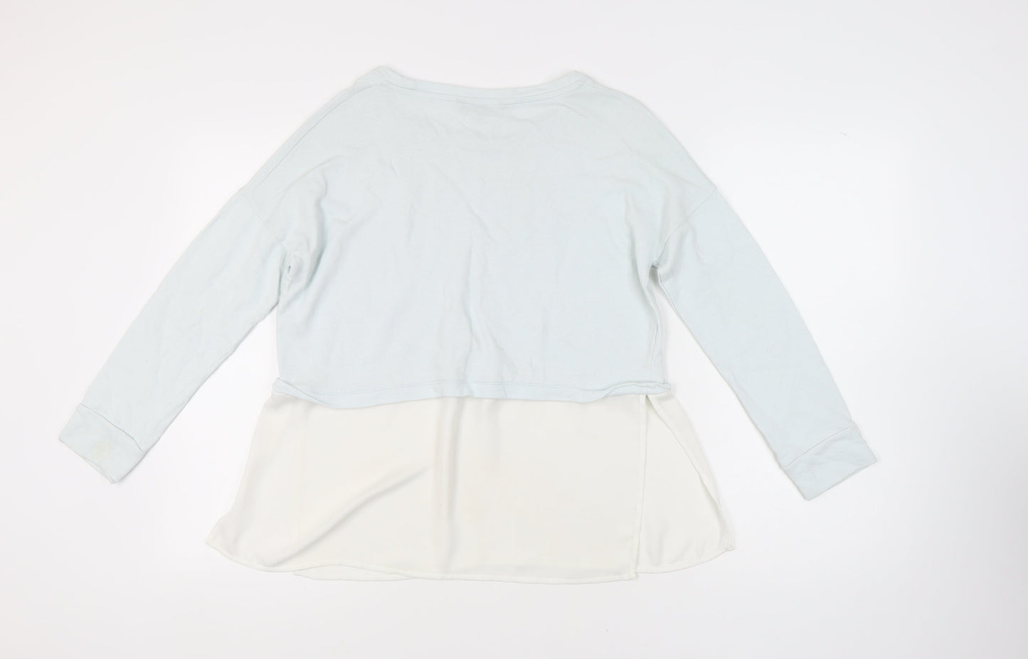 French Connection Women's White Cotton Cropped Top M