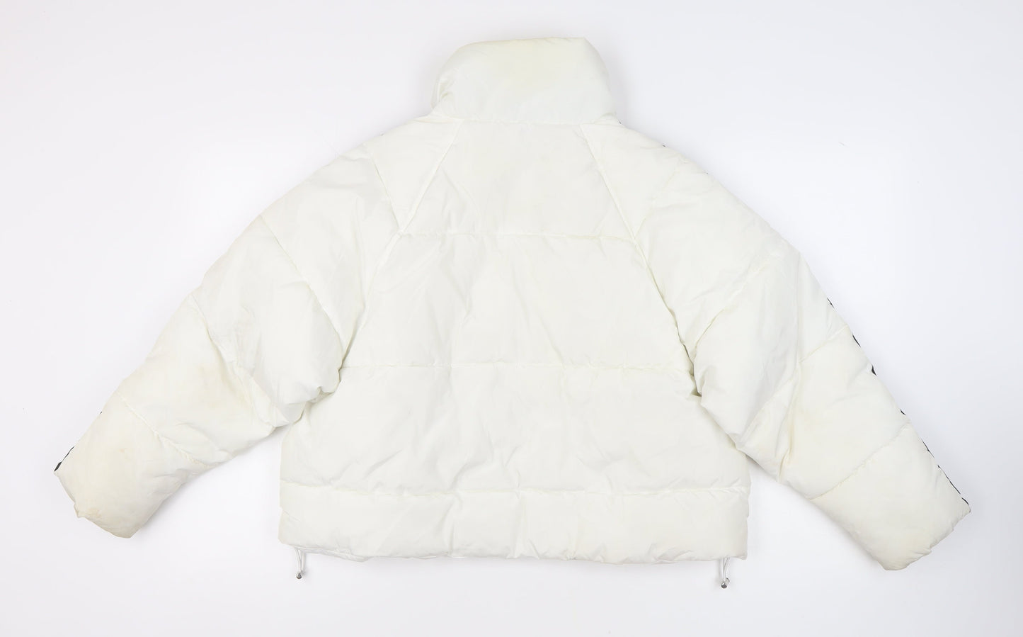 Topshop Women's White Puffer Jacket Size 10