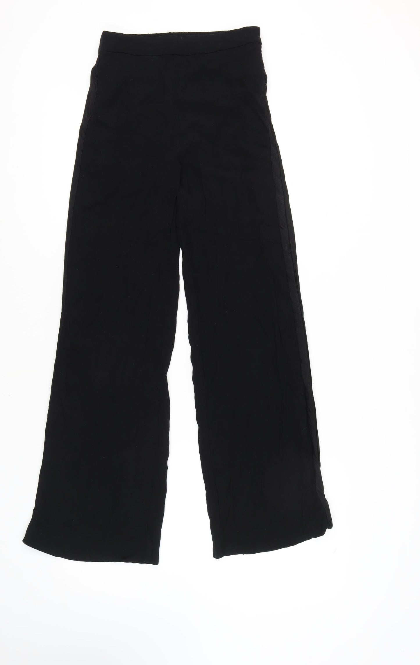 H&M Women's Black Trousers Size 8 for Casual Wear