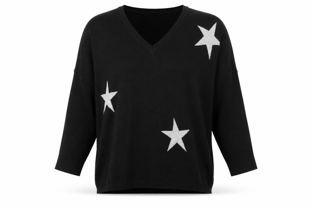 Womens UK M Relaxed DKNY JEANS Black Pullover