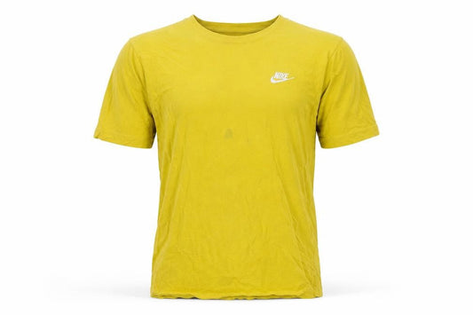 Mens UK Size S Nike Yellow  Cotton T-Shirt