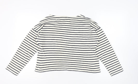 The White Company Womens Striped T-Shirt Medium