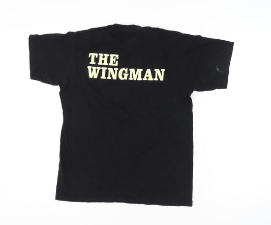 Fruit of the Loom Black Medium Men's Cotton T-Shirt