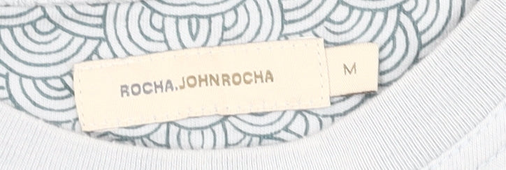 Rocha John Rocha Men's Blue Long Sleeve Shirt M