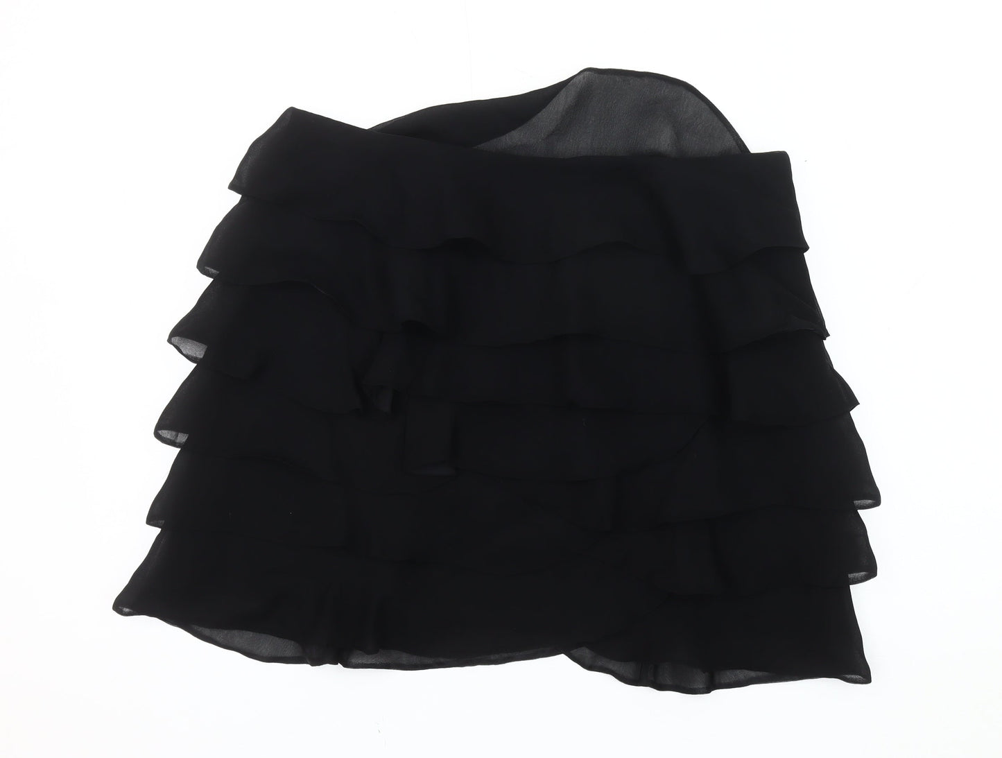 Karen Millen Women's Black Ruffle Skirt Size 14
