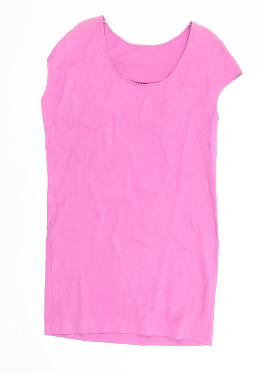 Agnona Women Pink Sleeveless Dress M - New