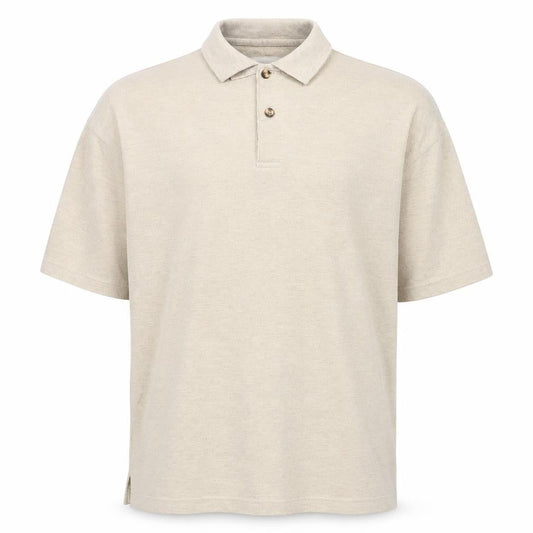 Principles Men's Beige Short Sleeve Polo