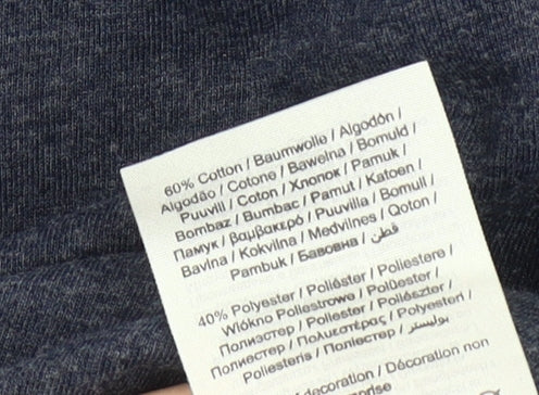 Jack & Jones Men's Blue Graphic Print T-Shirt