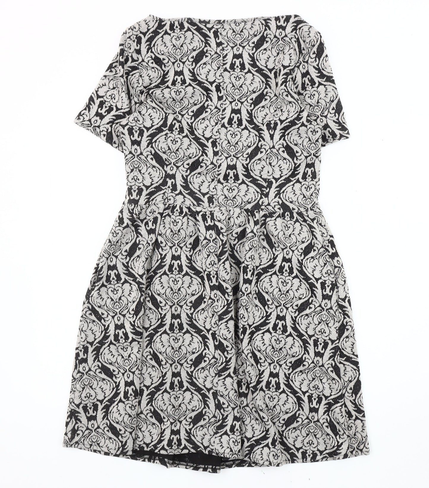 Therapy Women's Black White Dress Size 12 Geometric