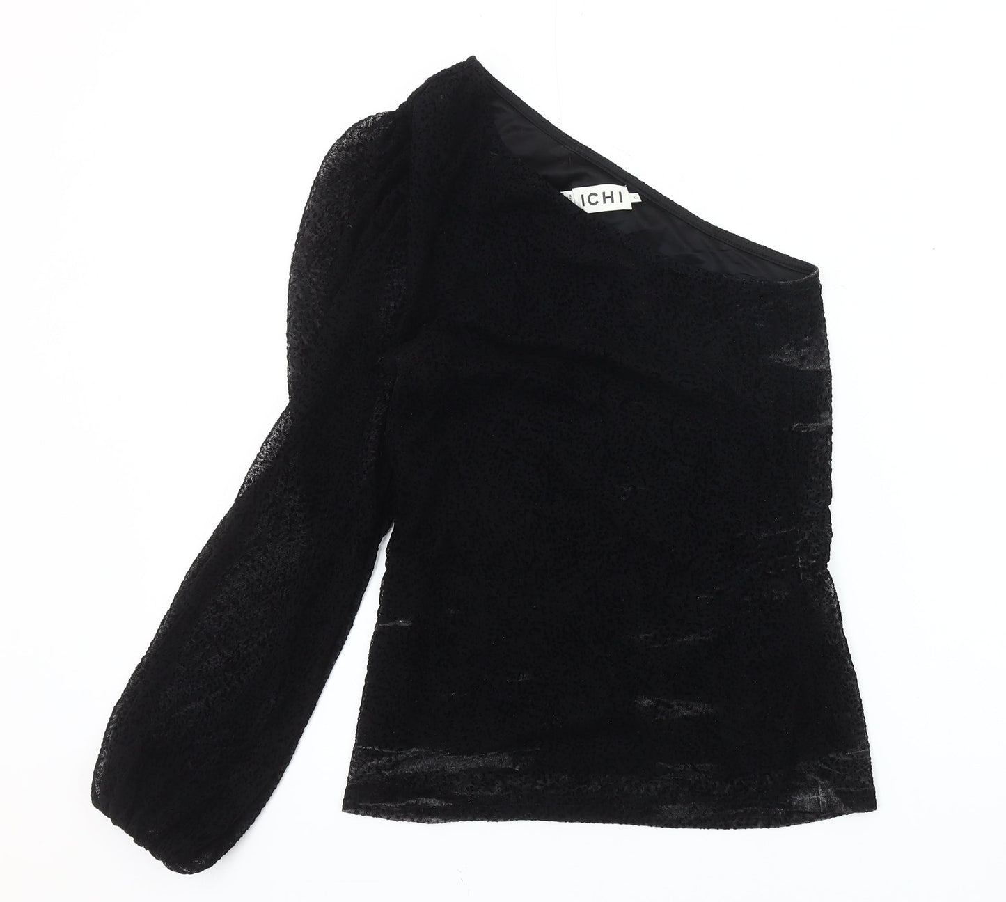 ICHI Women's Black One-Shoulder Blouse XS