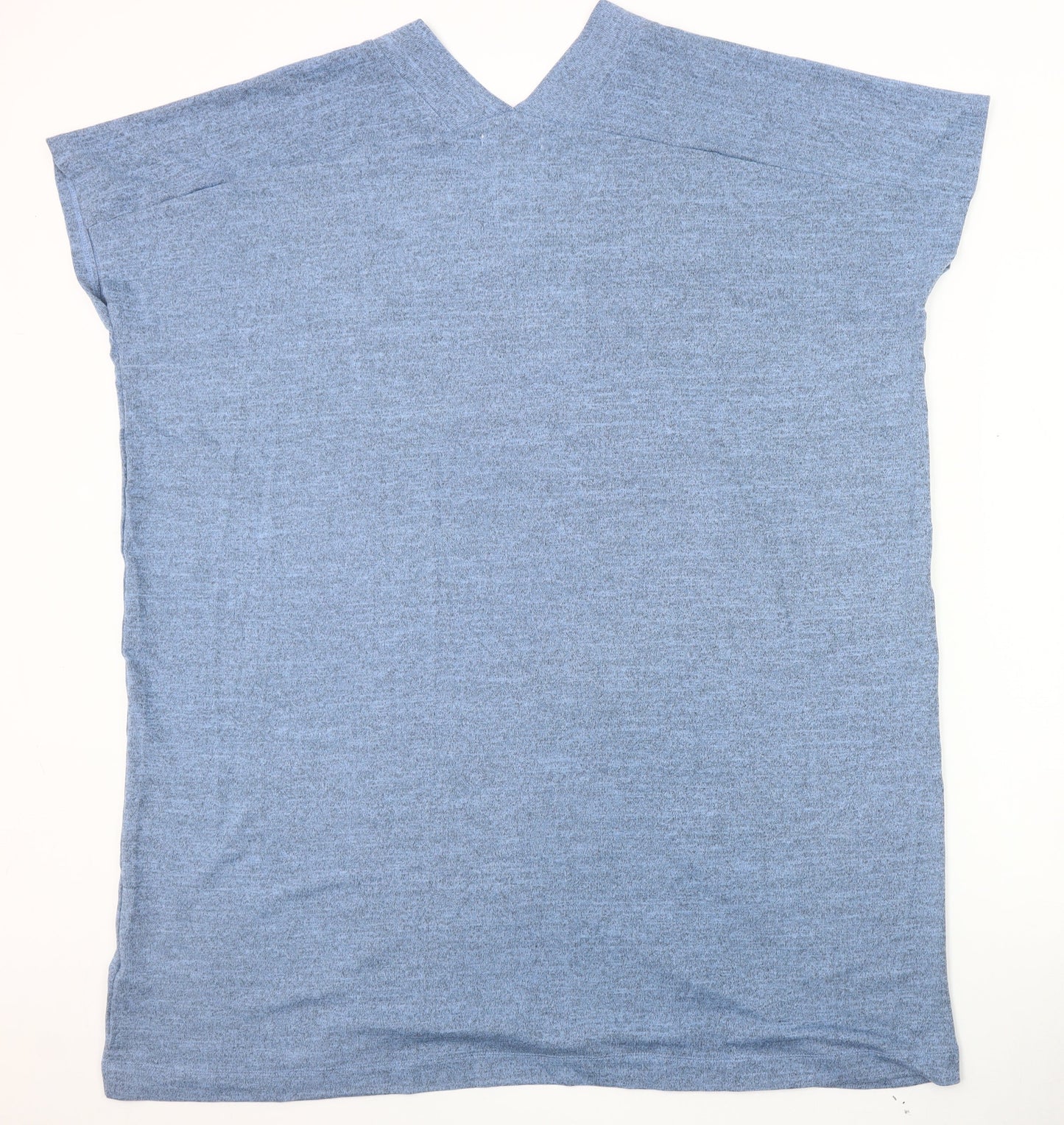 JCL Women's Blue Sleeveless Pullover Jumper