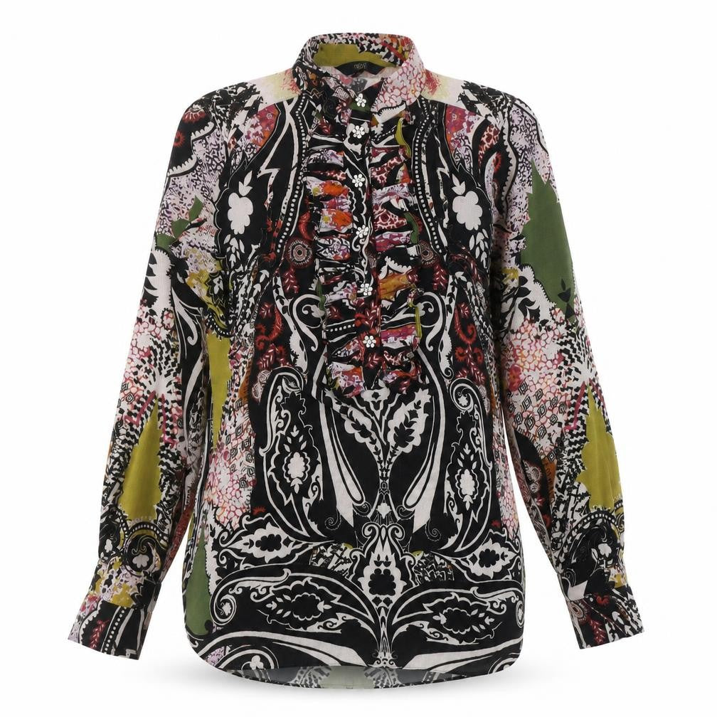 Next Women's Multicoloured Paisley Tunic Blouse, Size 6