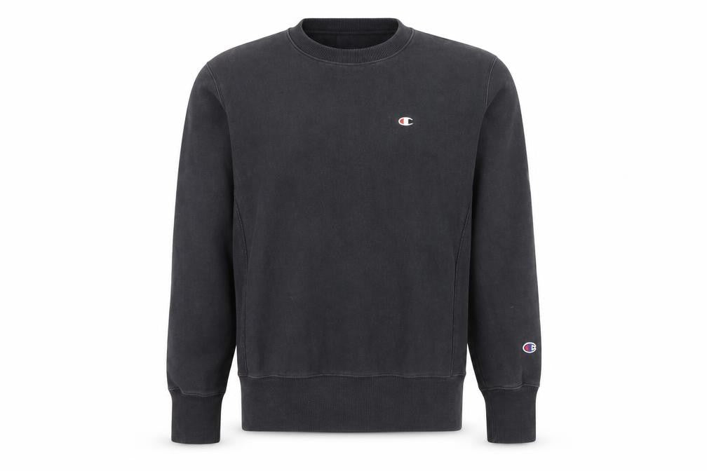 Mens UK M  Champion Black Pullover Sweatshirt