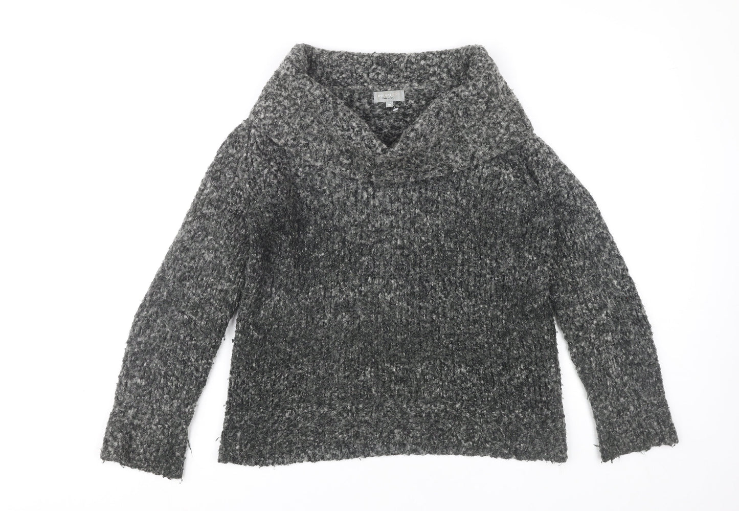 Marks and Spencer Women's Grey Pullover Jumper M