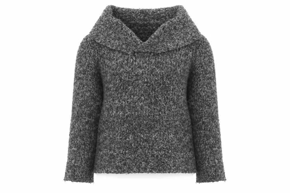Marks and Spencer Women's Grey Pullover Jumper M