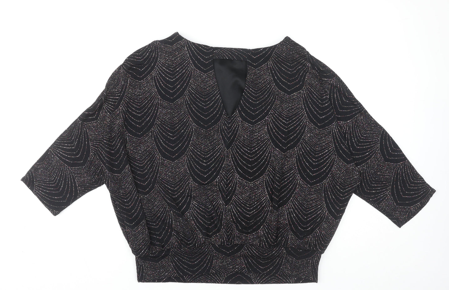 Dorothy Perkins Women's Black Geometric Tunic