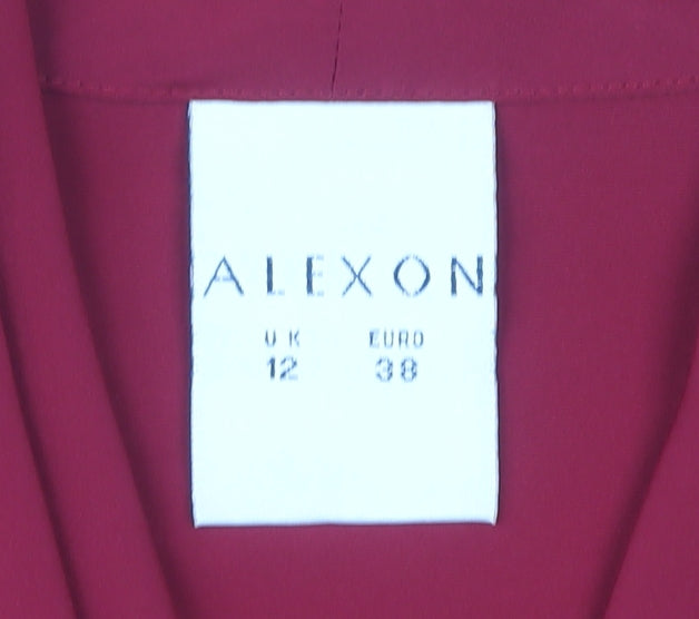 Alexon Women's Red Long Sleeve Blouse UK 12