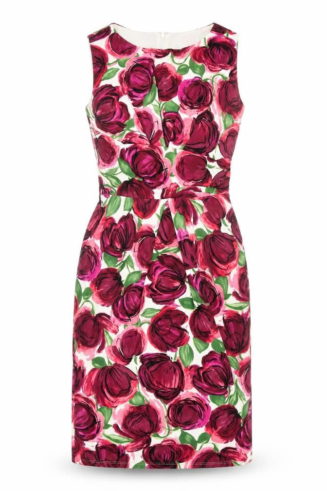 Phase Eight Floral Sheath Dress 8 Women Multicoloured