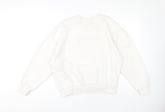 Fórena Women's White Logo Sweatshirt XS