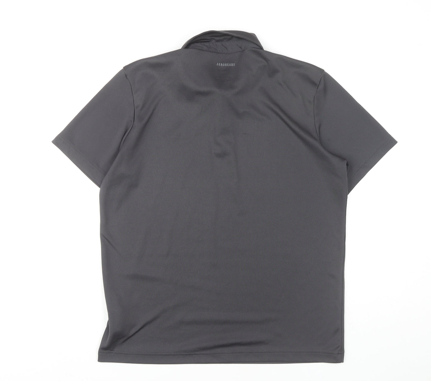 Adidas Men's Black Polo Shirt Medium Regular Fit