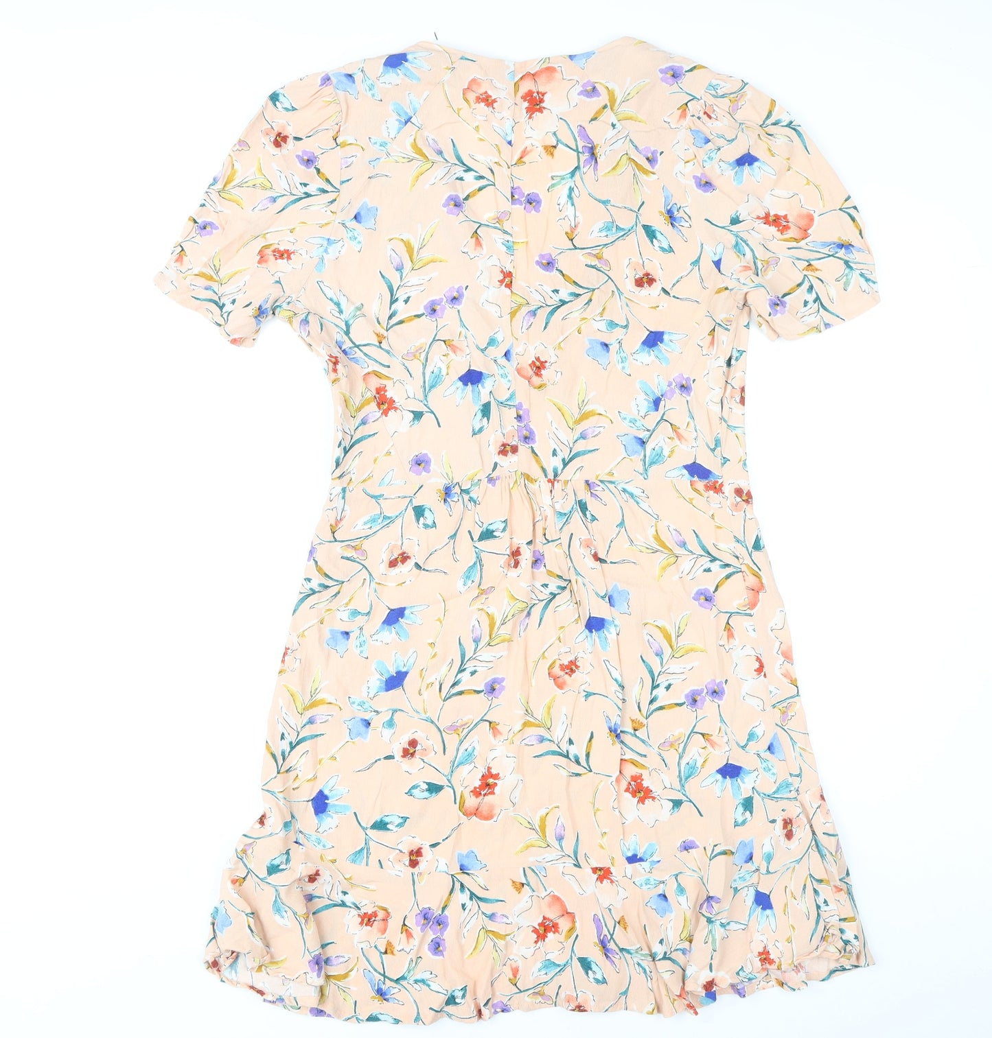 MNG Women's Multicoloured Floral A-Line Dress Size 10