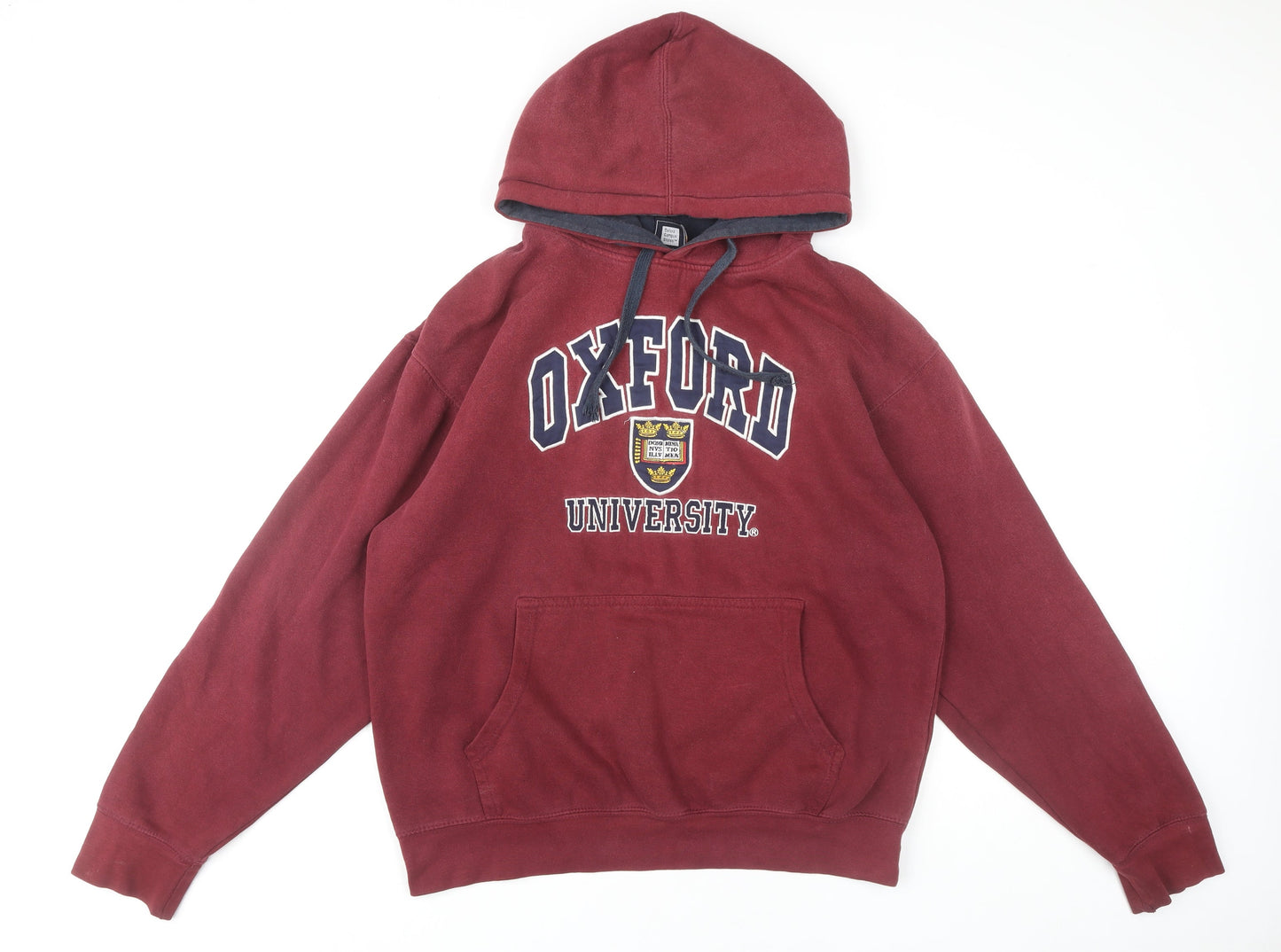 Oxford University Men's Red XL Pullover Hoodie