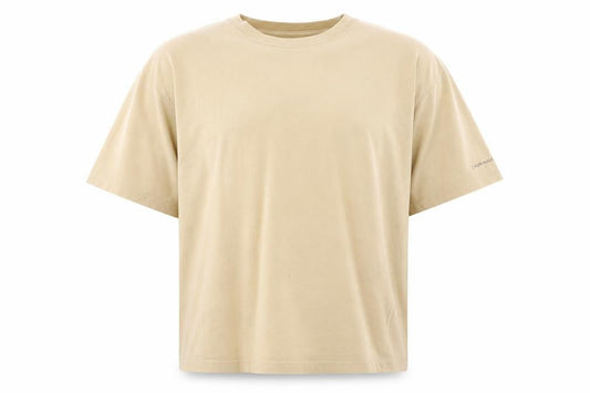 Mens UK Size M Calvin Klein Beige  Cotton T-Shirt