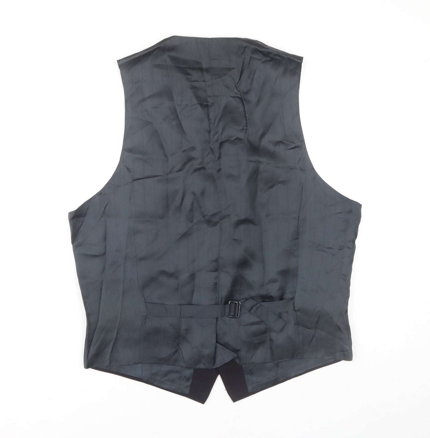 Jaeger Men's Black Waistcoat Medium Classic Formal