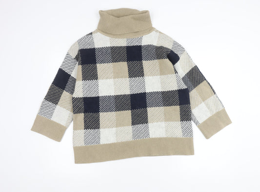 Hobbs Women's Multicoloured Roll Neck Jumper L