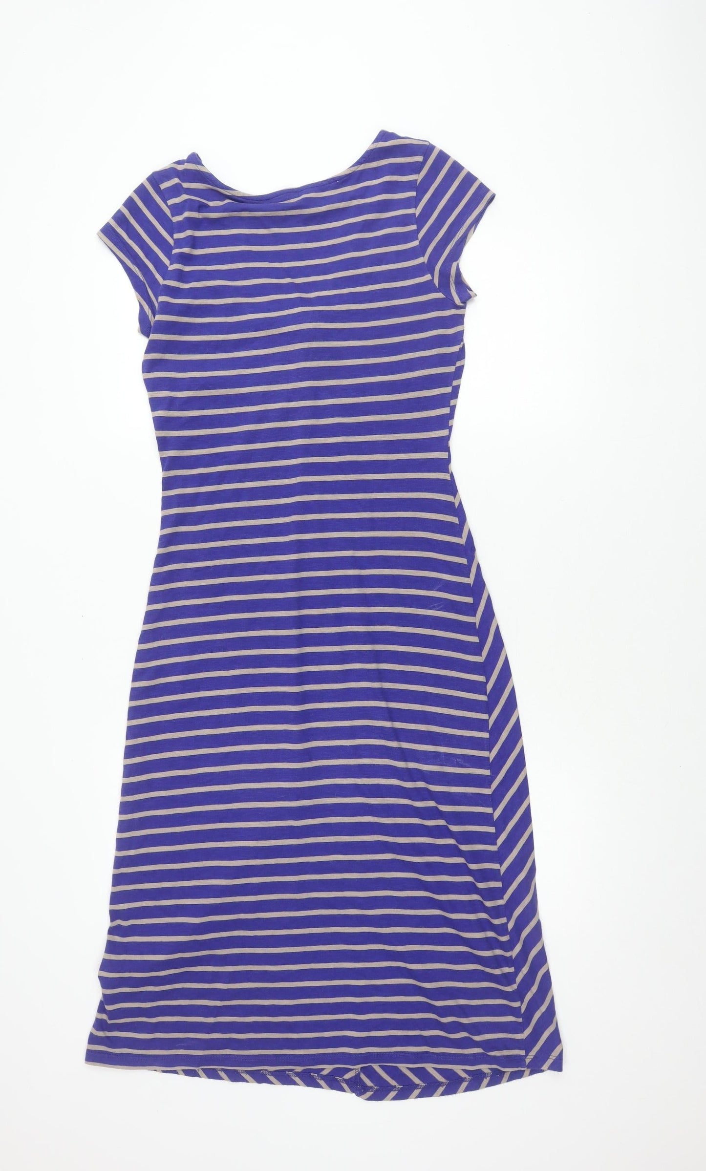 White Stuff Women's Blue Striped Dress Size 10