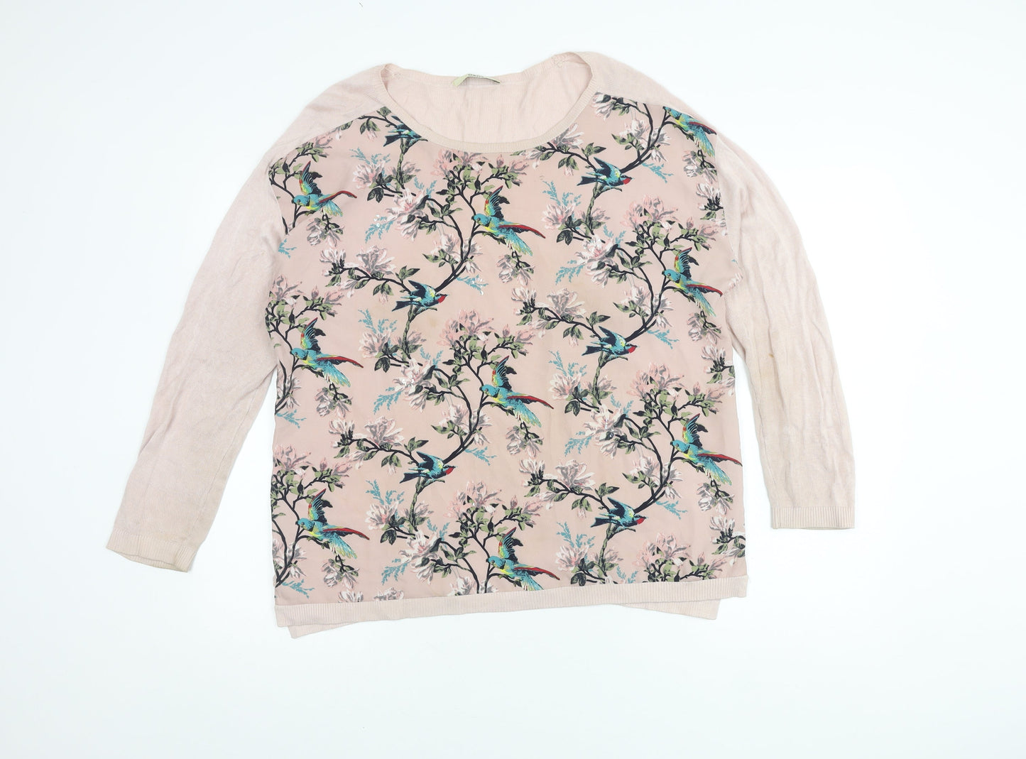 Oasis Multicoloured Floral Tunic Blouse, L - Women's Casual Chic