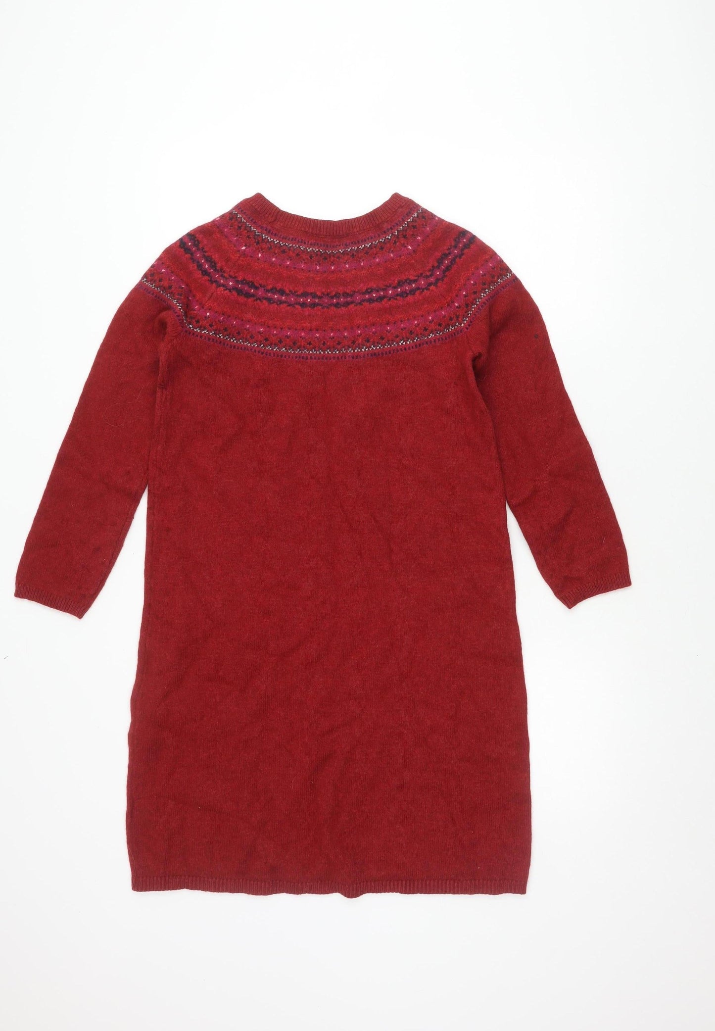 Seasalt Cornwall Women's Red Knit Dress Size 10