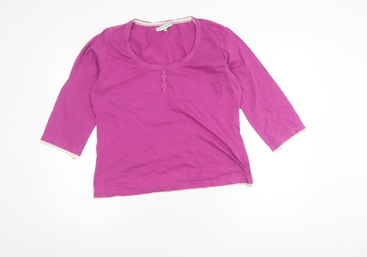 Tommy & Kate Women's Pink 3/4 Sleeve T-Shirt Size 16