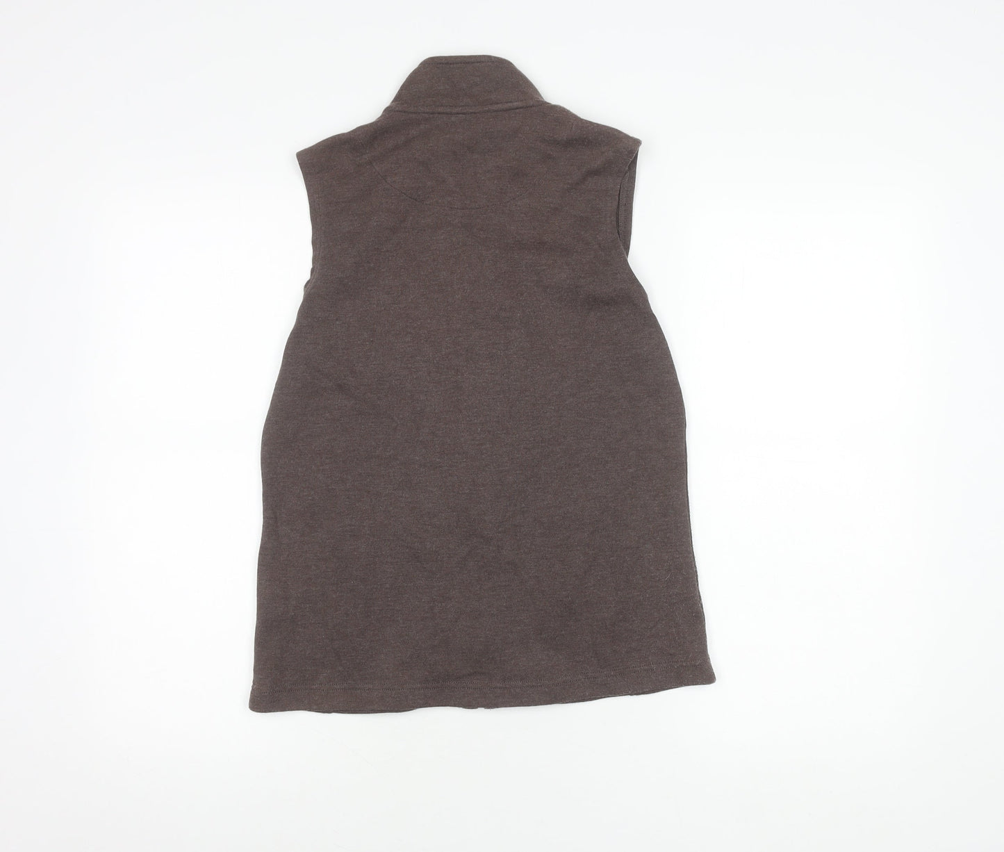 Dash Women's Brown Zip Waistcoat Size 10