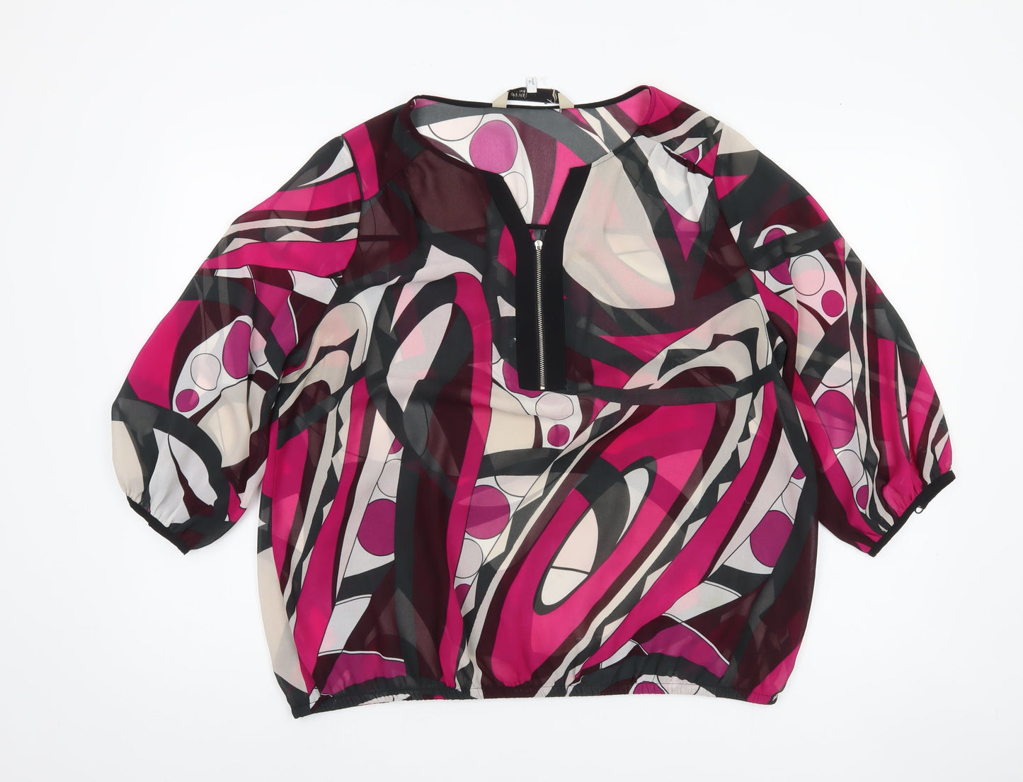 Principles Women's Multicoloured Geometric Blouse 18