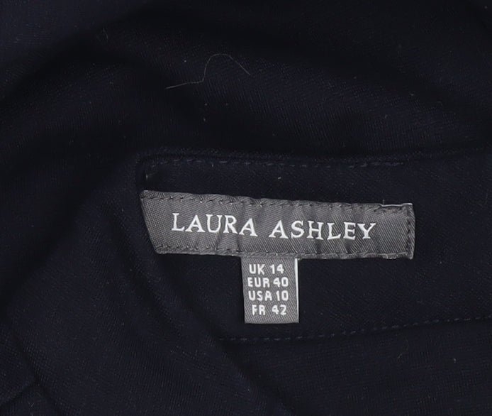Laura Ashley Women's Blue Long Sleeve Dress