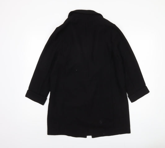 New Look Women's Tall Black Coat Size 10