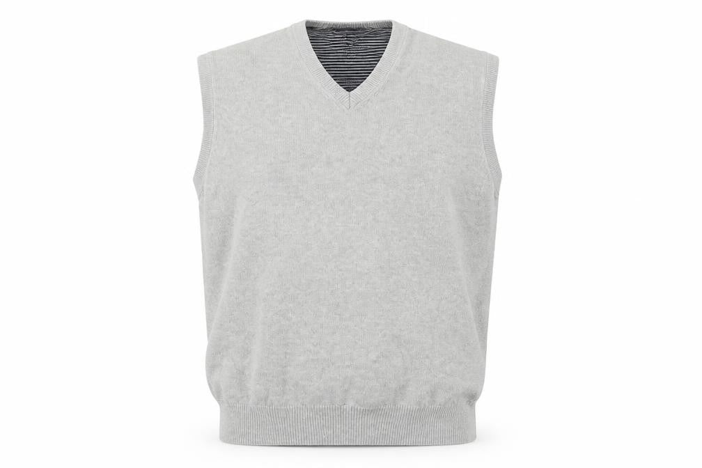 Marks and Spencer Men's Grey Sleeveless Vest M