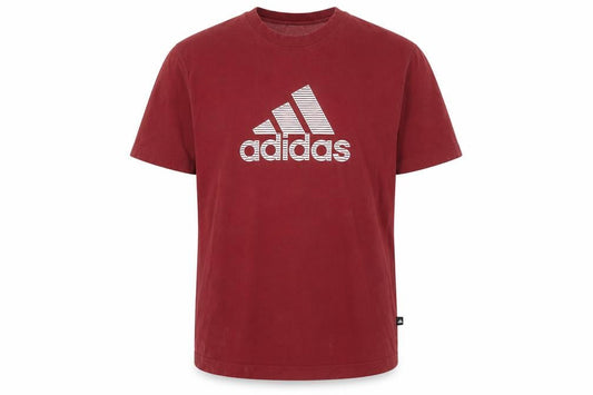 Mens UK Size M adidas Red  Cotton T-Shirt