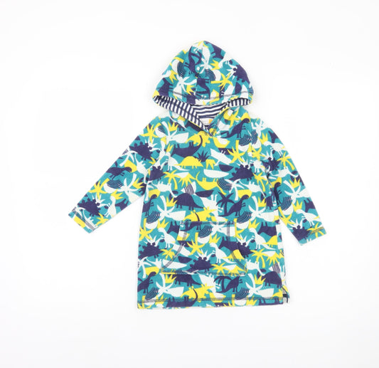 John Lewis Boys Dinosaur Print Hoodie Multicoloured 3 Years