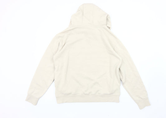 Primark Women's Beige Pullover Hoodie, S, Cartoon Design