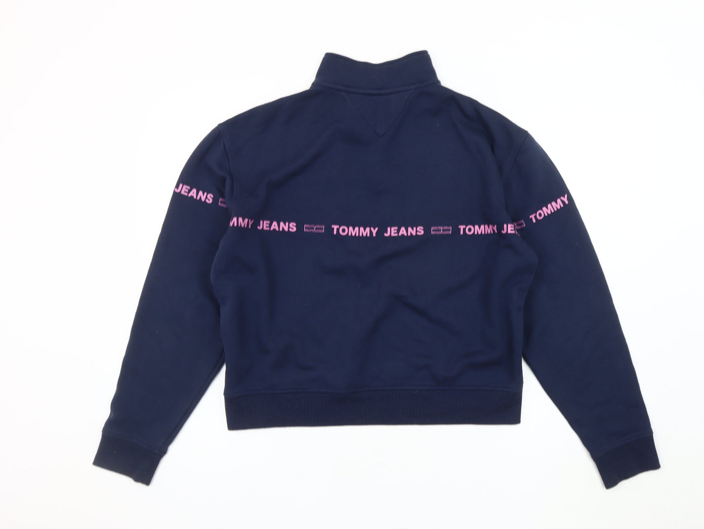 Tommy Jeans Women's Blue Pullover Sweatshirt L