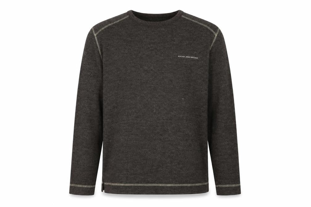 Rocha John Rocha Men's Grey Pullover Sweatshirt S Logo
