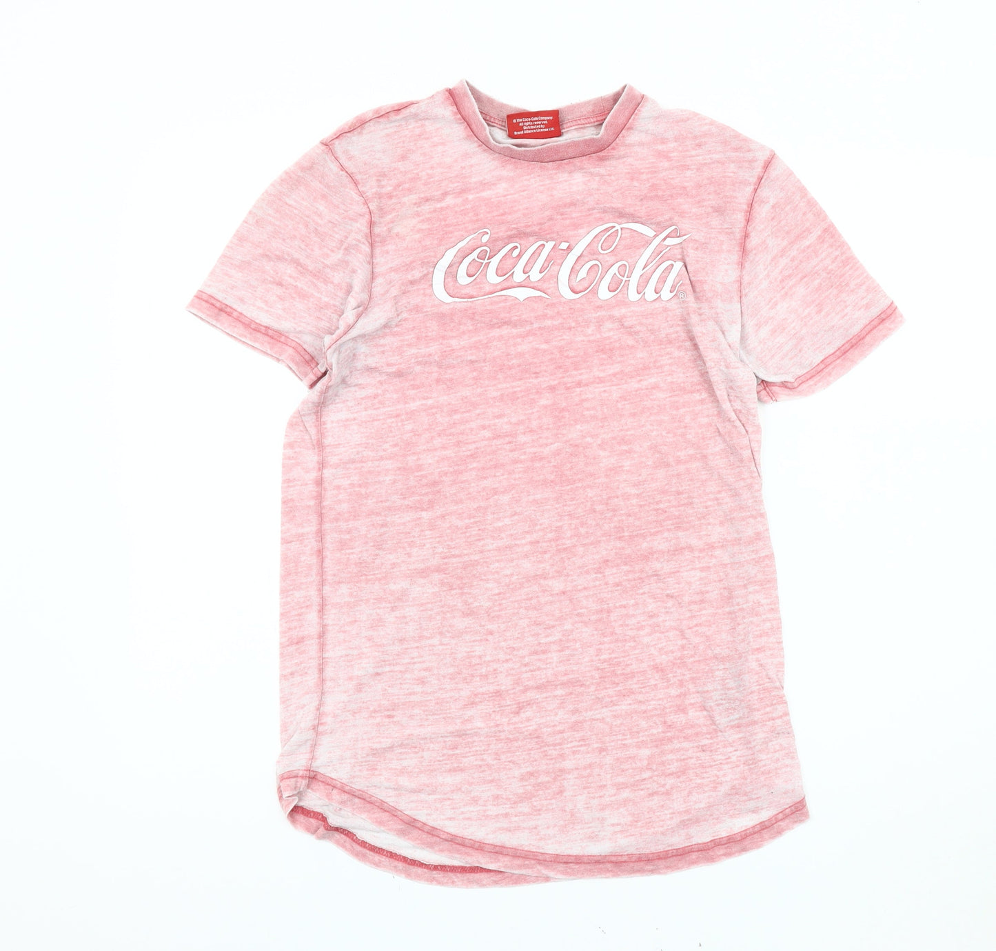 Coca-Cola Pink T-Shirt, Unisex Adults, Size S, Casual Wear
