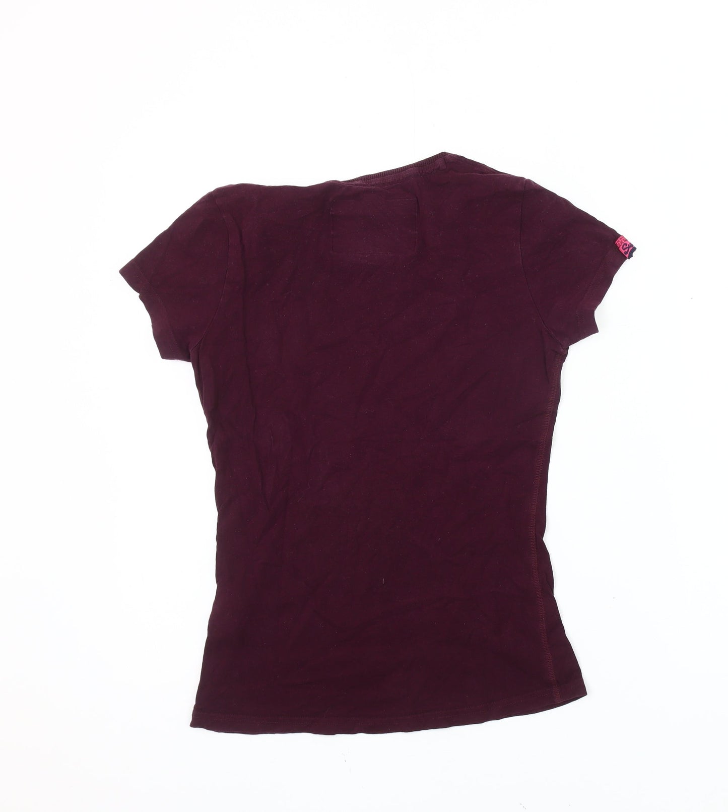 Superdry Women's Red T-Shirt Size S