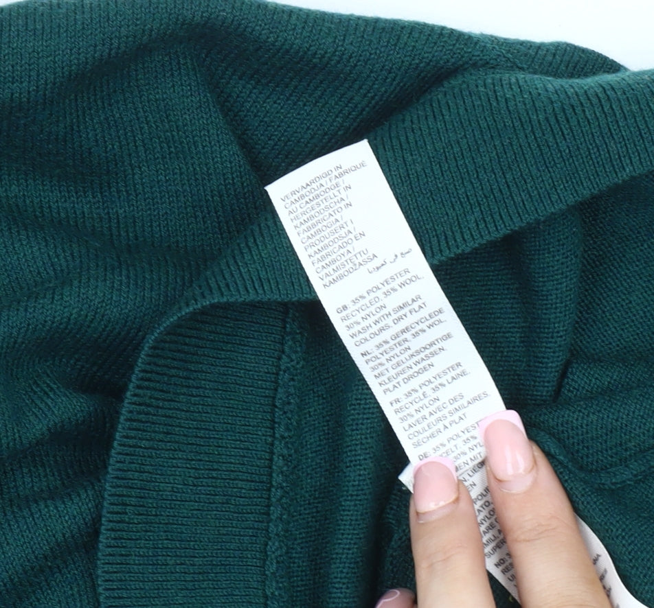 Fat Face Women’s Green Round Neck Pullover Jumper