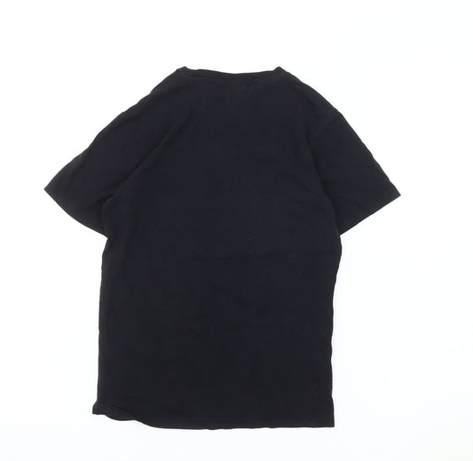 Champion Boys Black Logo Graphic T-Shirt 11-12 Years